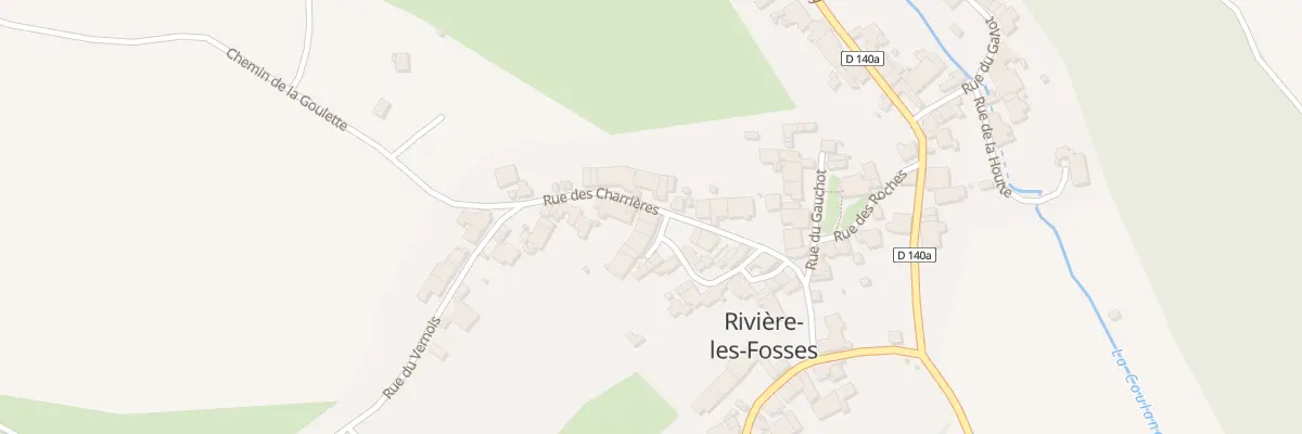 Plan du 25 Rue des Charrieres à Rivière-les-Fosses