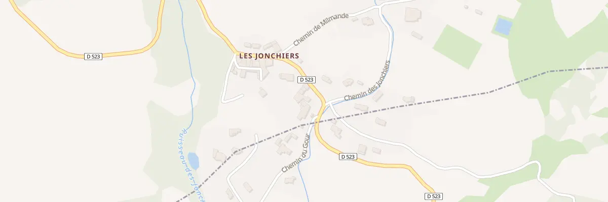 Plan du 5008 Les Jonchiers à Beauvoisin