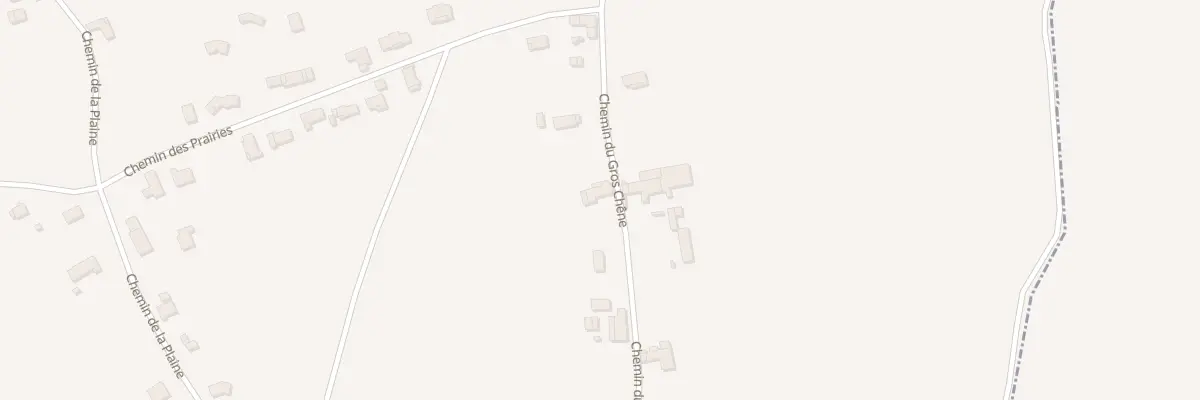 Plan du 967 Che du Gros Chêne à Châtenay