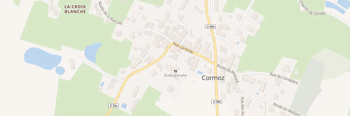 Plan du 5055 Au Bourg à Cormoz