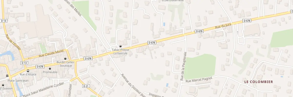 Plan du 30 Rue du Jura à Louhans-Châteaurenaud