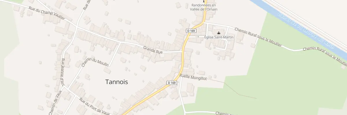 Plan du 3 Grande Rue à Tannois