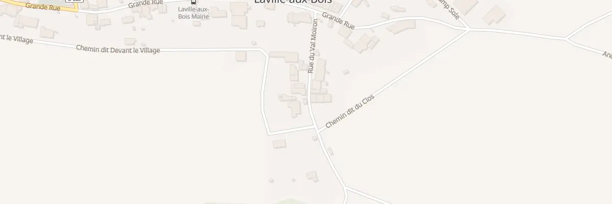 Plan du 11 Rue du Val Moiron à Laville-aux-Bois