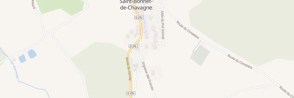 Plan du 55 Che des Jarlands à Saint-Bonnet-de-Chavagne