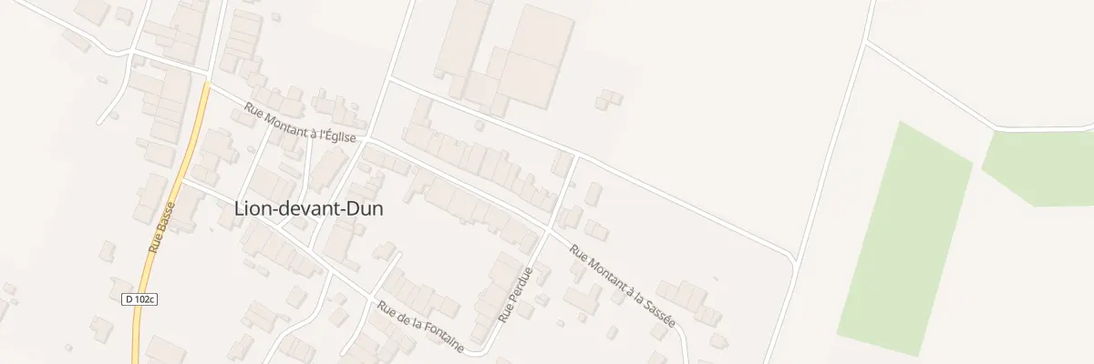 Plan du 21 Rue des Epargniers à Lion-devant-Dun