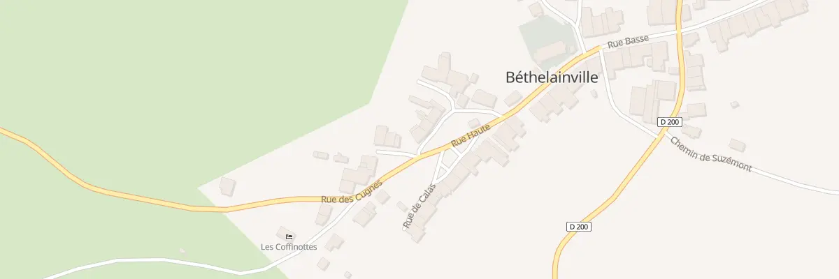 Plan du 16 Rue Haute à Béthelainville