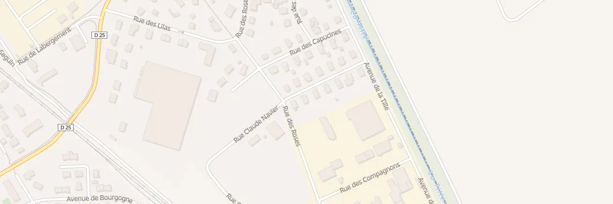 Plan du 4 Rue des Glycines à Genlis
