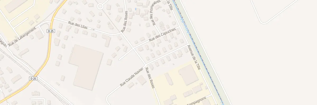Plan du 5 Rue des Glycines à Genlis