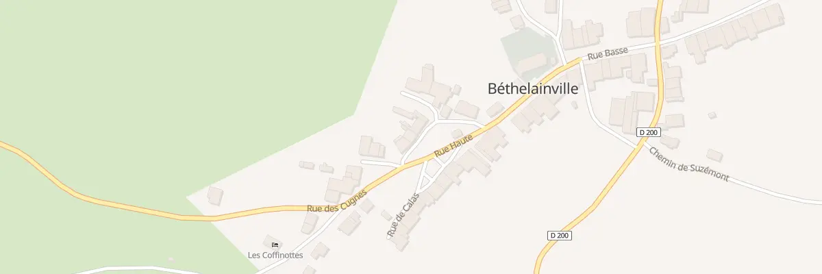 Plan du 14 Rue Haute à Béthelainville