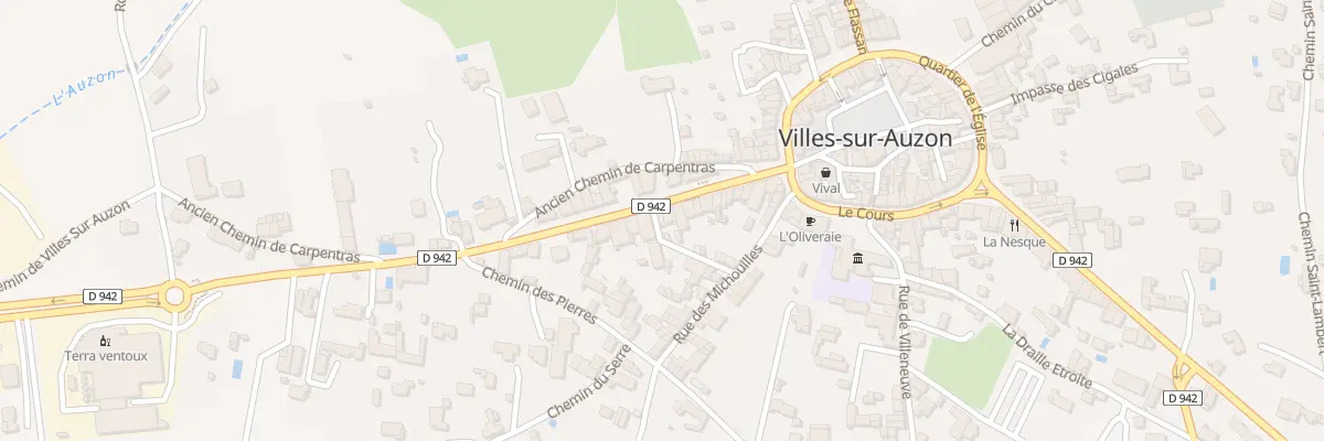 Plan du 5 Rue du Moulin à Villes-sur-Auzon