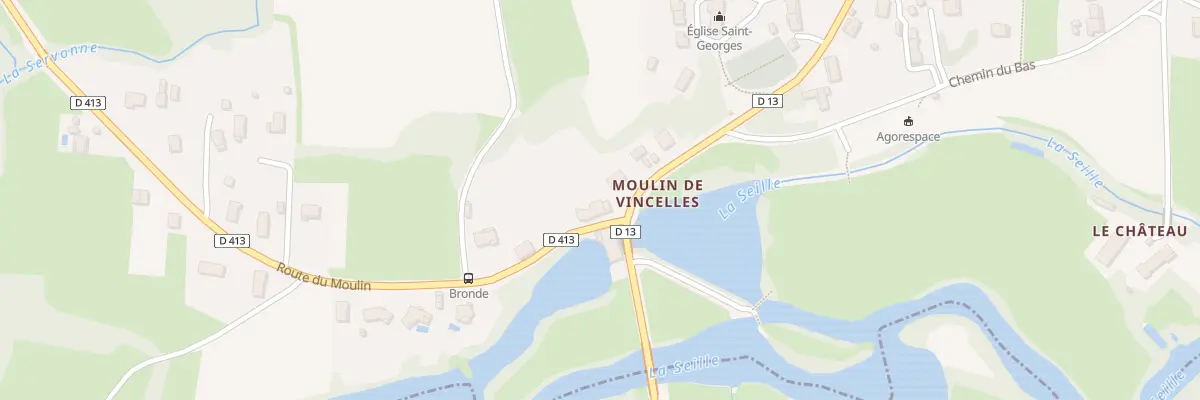 Plan du 4 Rte du Moulin à Vincelles