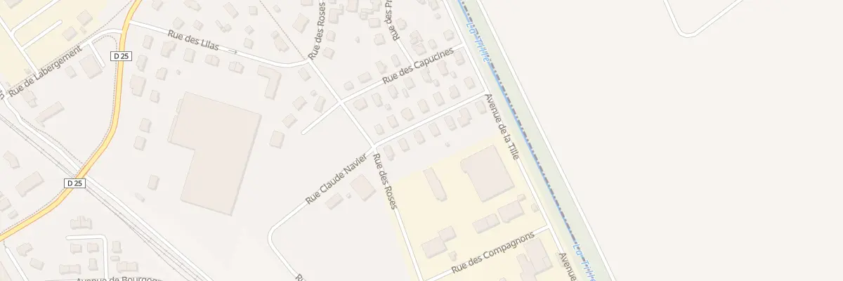Plan du 6 Rue des Glycines à Genlis