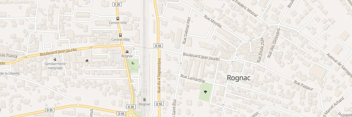 Plan du 23 Rue Lamartine à Rognac