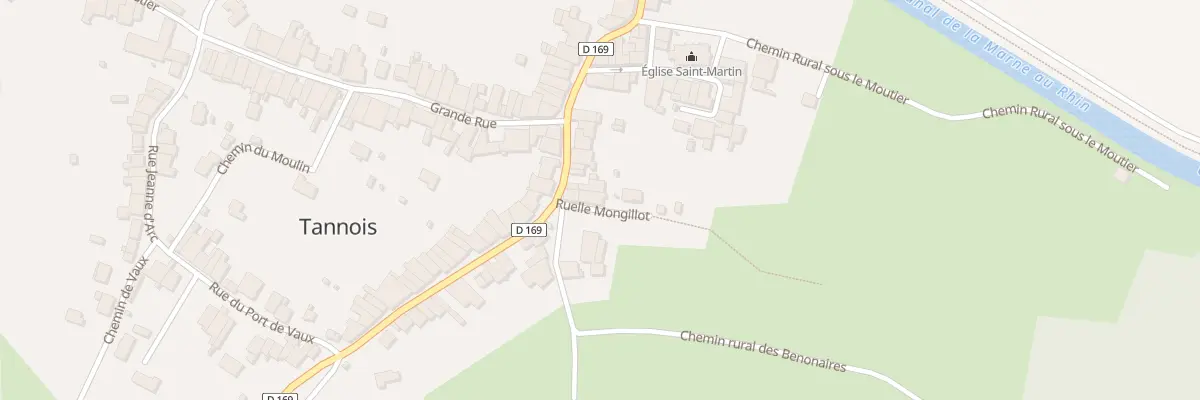 Plan du 1 Rle Mongillot à Tannois