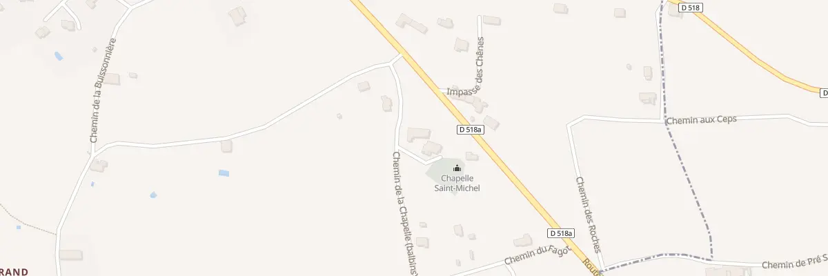Plan du 97 Che de la Chapelle (balbins) à Ornacieux-Balbins