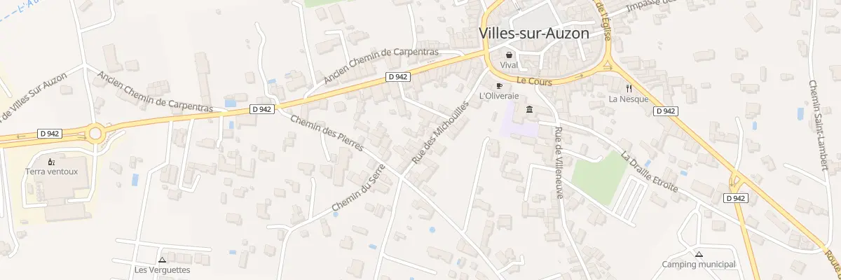 Plan du 128 Rue des Michouilles à Villes-sur-Auzon