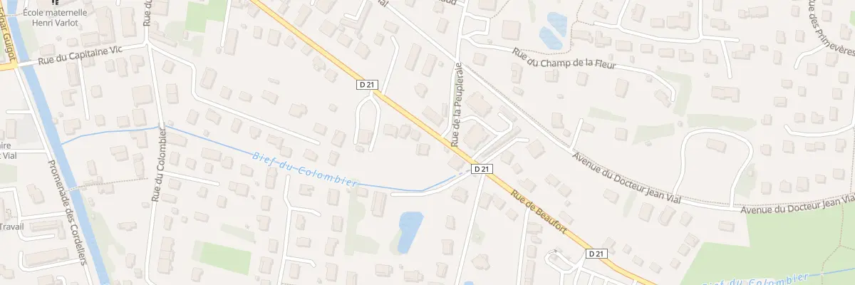 Plan du 34 Rue de Beaufort à Louhans-Châteaurenaud