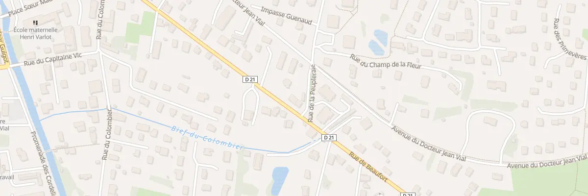 Plan du 35 Rue de Beaufort à Louhans-Châteaurenaud