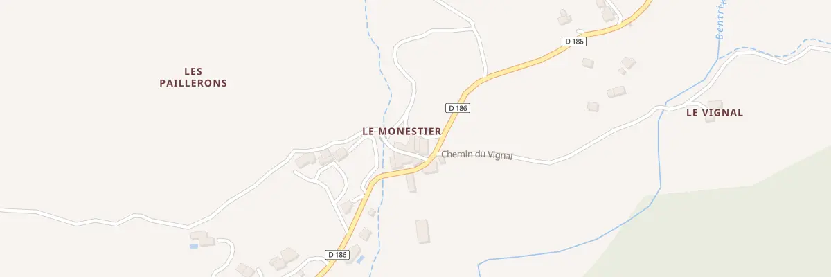 Plan du 1495 Rue du Monestier à Saint-Ferréol-Trente-Pas
