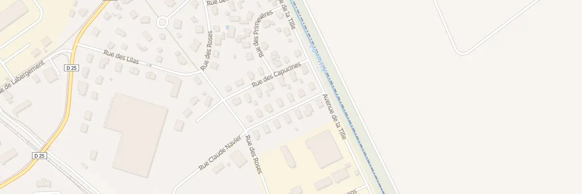 Plan du 9 Rue des Glycines à Genlis