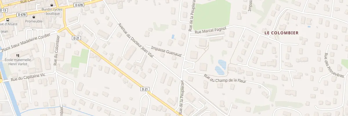 Plan du 16 Rue de la Peupleraie à Louhans-Châteaurenaud