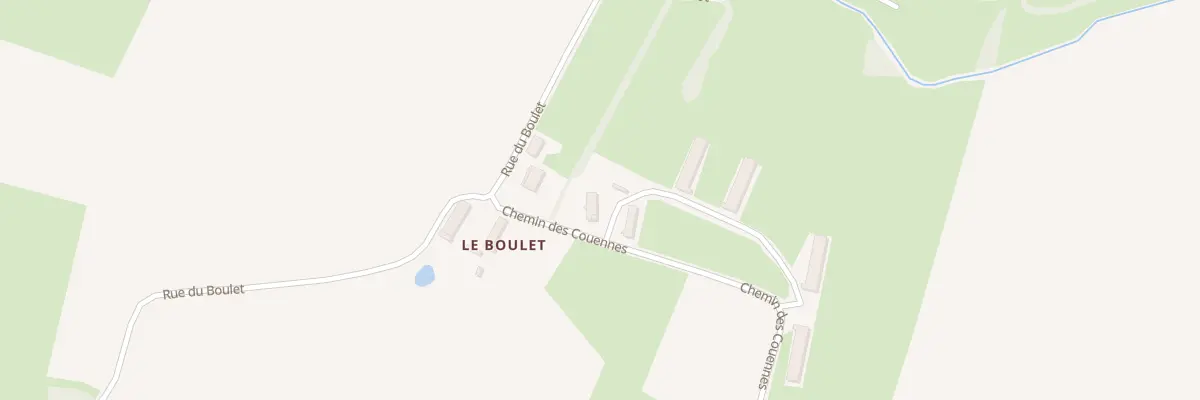 Plan du 111 Che des Couennes à Serley
