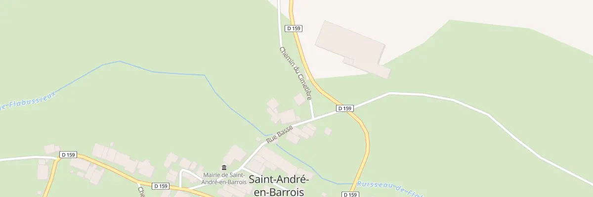 Plan du 1 Che du Cimetière à Saint-André-en-Barrois