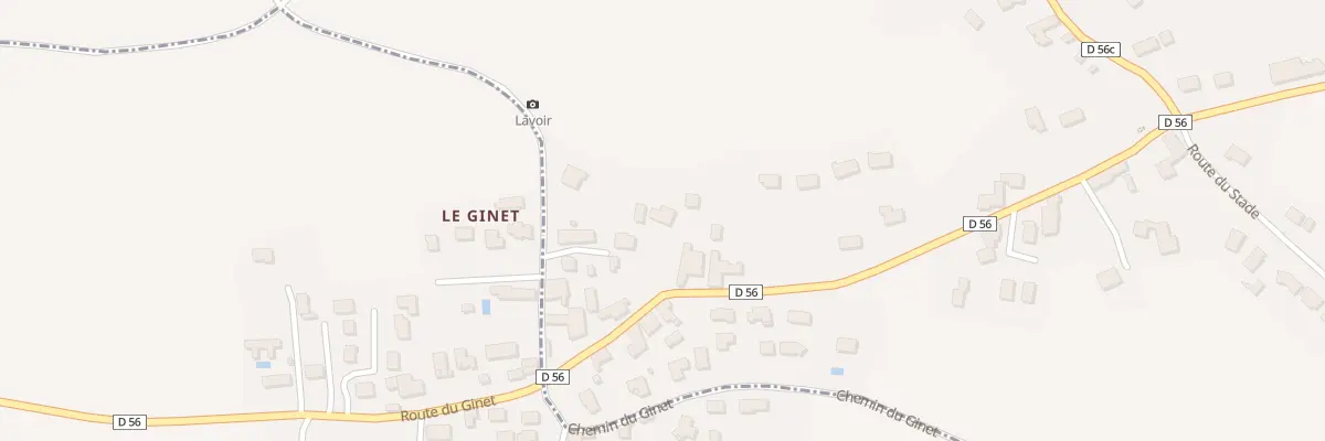 Plan du 686 Rte de Chatonnay à Sainte-Anne-sur-Gervonde