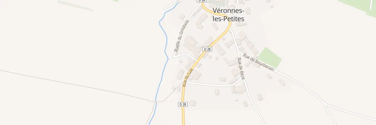 Plan du 14 Rue de Lux à Véronnes
