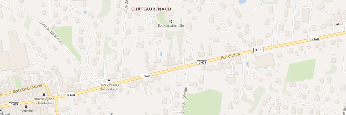 Plan du 37B Rue du Jura à Louhans-Châteaurenaud
