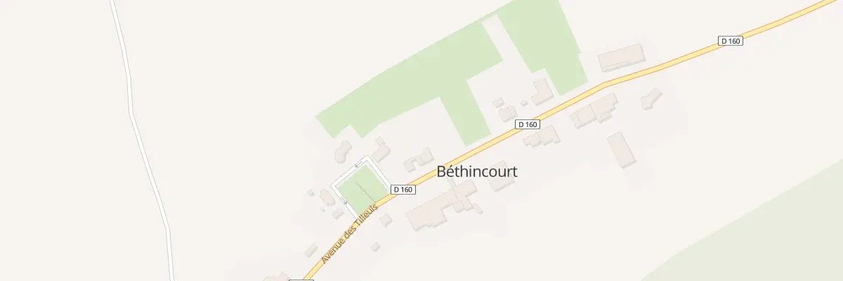 Plan du 8 Av des Tilleuls à Béthincourt