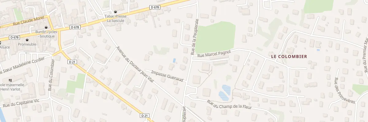 Plan du 10 Rue de la Peupleraie à Louhans-Châteaurenaud