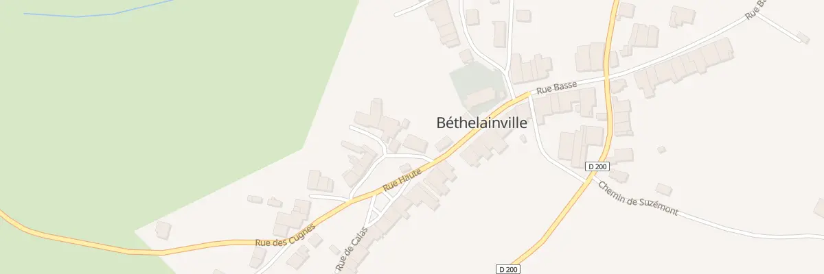 Plan du 4 Rue Haute à Béthelainville