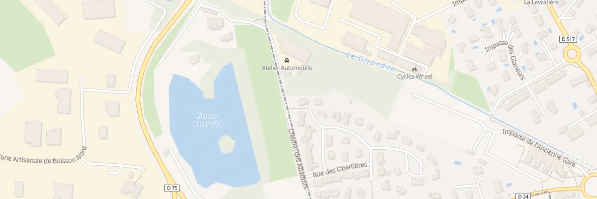 Plan du 12 Rue des Obertieres à Crémieu