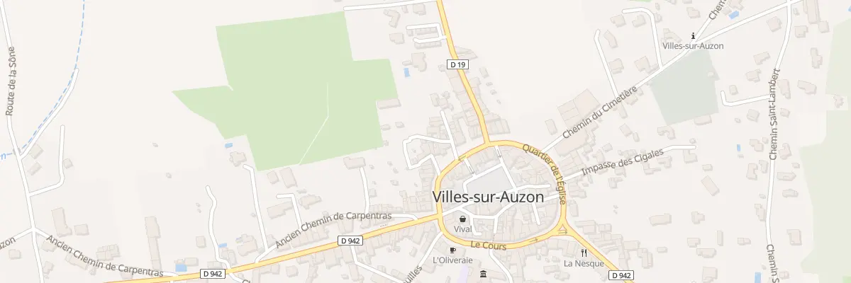 Plan du 3 Li Pous de Foro à Villes-sur-Auzon