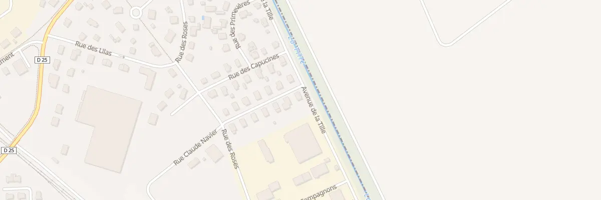 Plan du 14 Rue des Glycines à Genlis