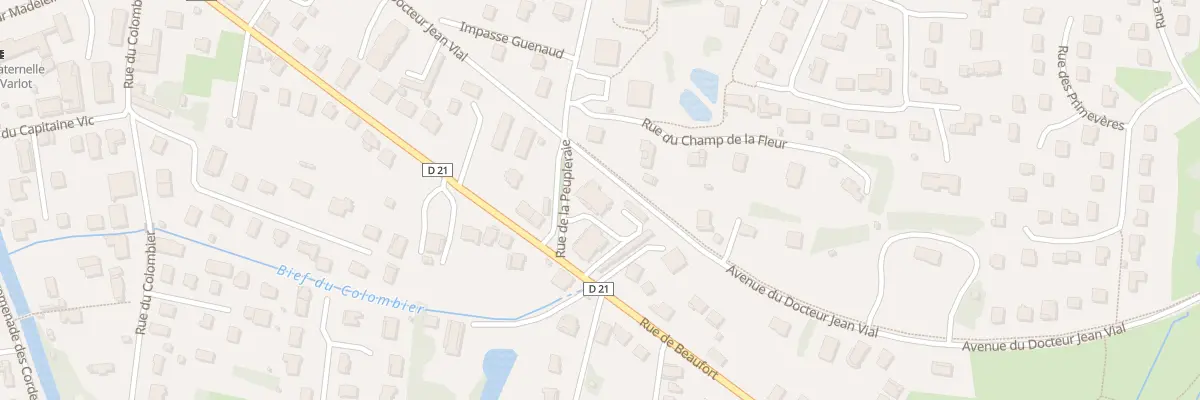Plan du 17 Rue de la Peupleraie à Louhans-Châteaurenaud