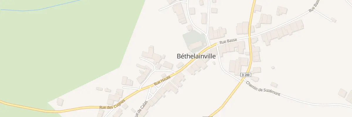 Plan du 2 Rue Haute à Béthelainville