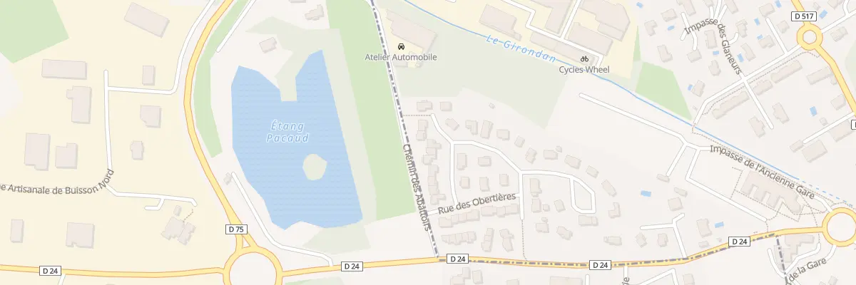 Plan du 9 Rue des Obertieres à Crémieu
