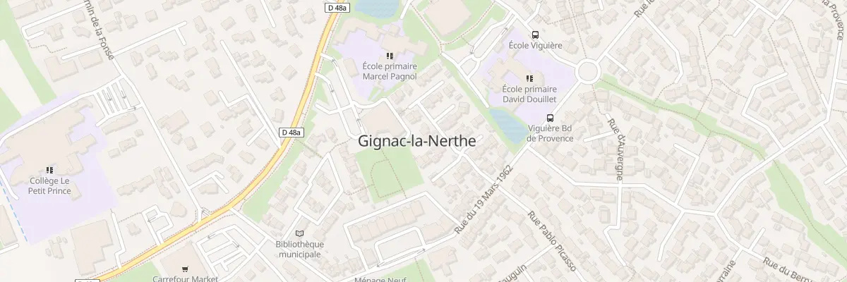 Plan du 23 Rue Henri Matisse à Gignac-la-Nerthe