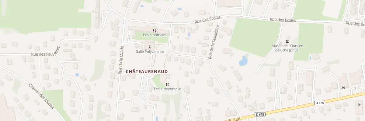 Plan du 5 Rue Joséphine Camuset à Louhans-Châteaurenaud