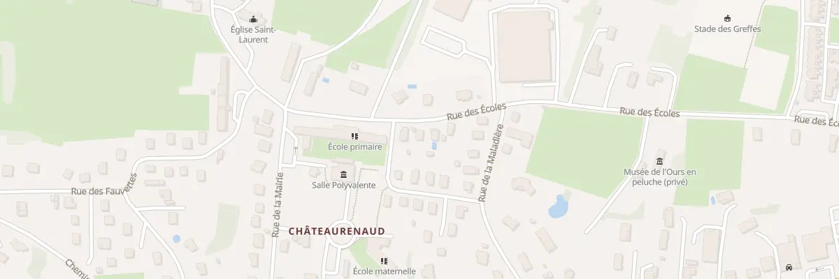 Plan du 4 Rue des Écoles à Louhans-Châteaurenaud