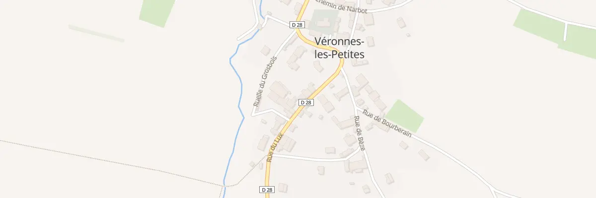 Plan du 6 Rue de Lux à Véronnes