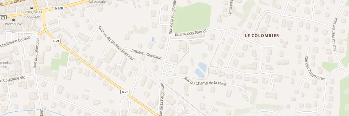 Plan du 11 Rue de la Peupleraie à Louhans-Châteaurenaud