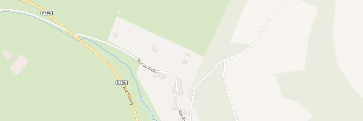 Plan du 22 Rue du Gallot à Rivière-les-Fosses