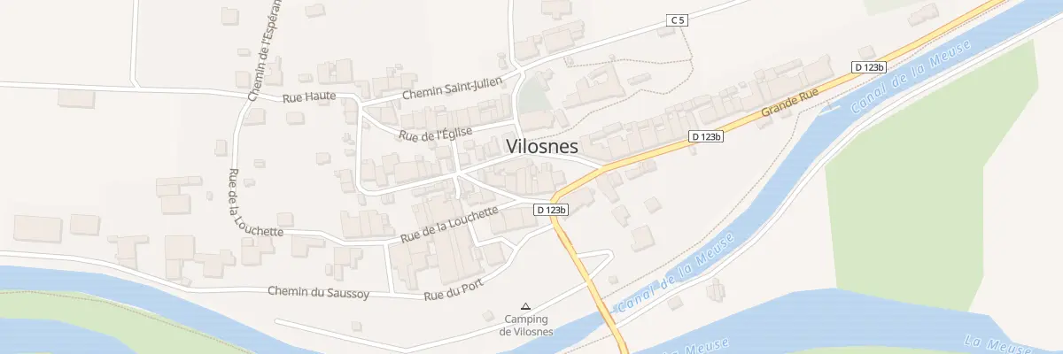 Plan du 6B Rue du Petit Pont à Vilosnes-Haraumont