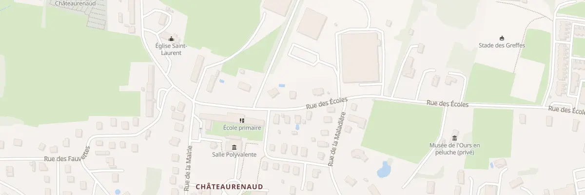 Plan du 5 Rue des Écoles à Louhans-Châteaurenaud