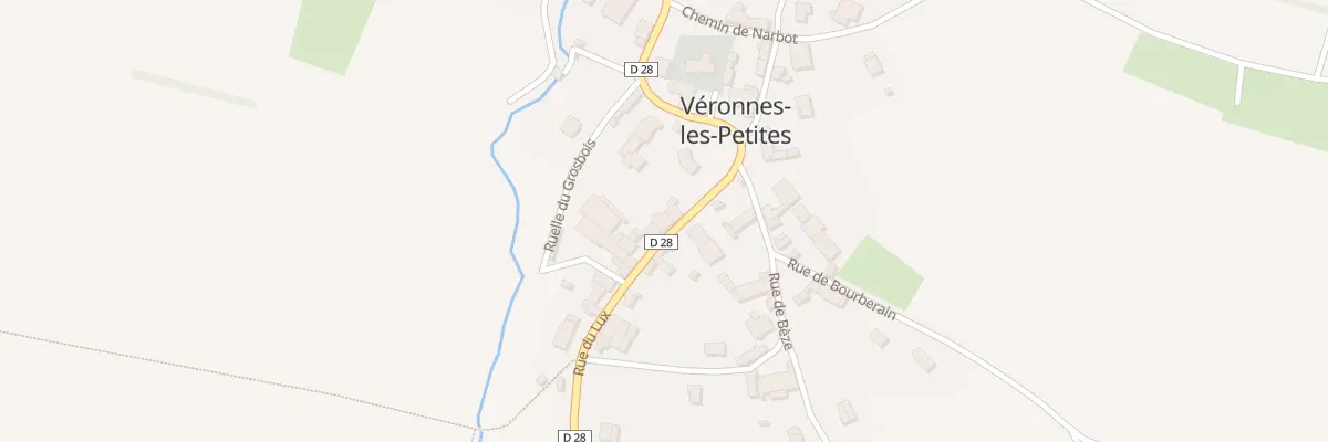 Plan du 4 Rue de Lux à Véronnes