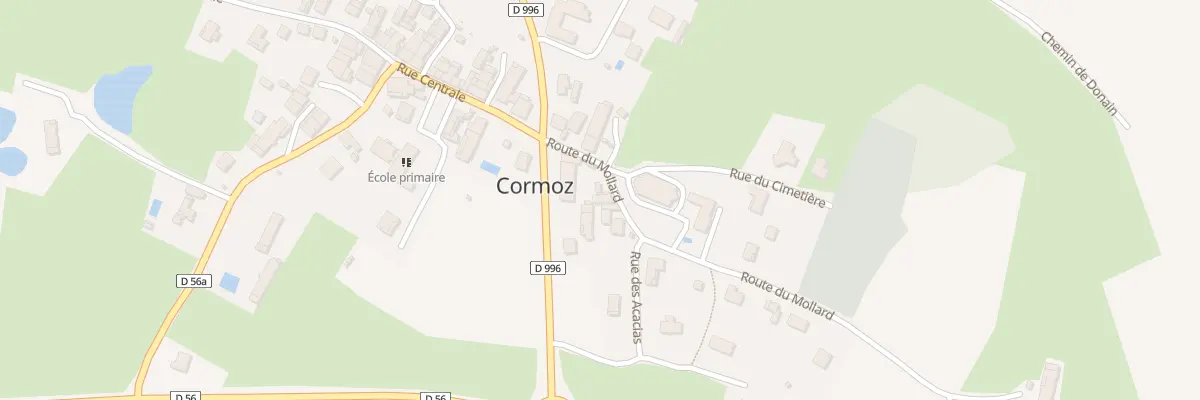 Plan du 5004 Au Bourg à Cormoz