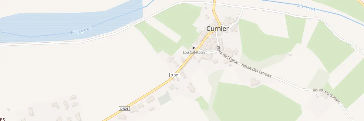 Plan du 6 Rue des Jardins à Curnier